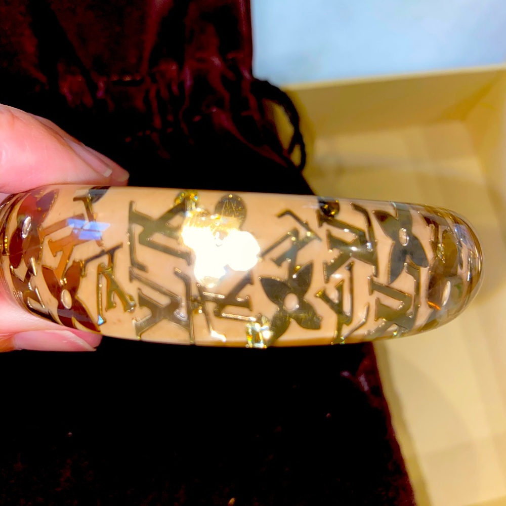 Louis Vuitton Resin bangle bracelet